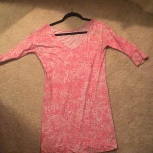 Pink and white Lilly dress